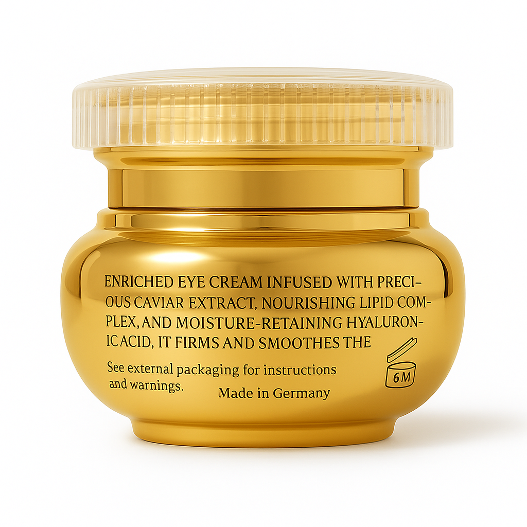 HAUS EDELROSE™ CAVIARLUX AUGENPFLEGE SUPRÊME | Intensive Caviar Eye Cream